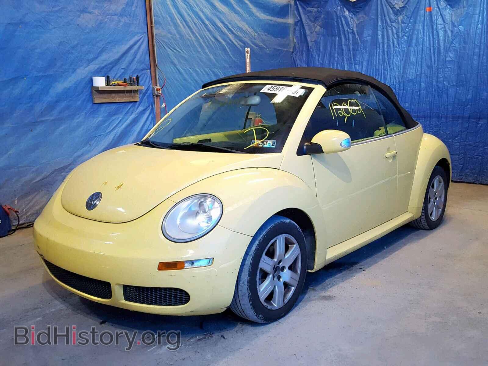 2007 VOLKSWAGEN BEETLE - VIN: 3VWPF31Y97M422842 - Фото 2