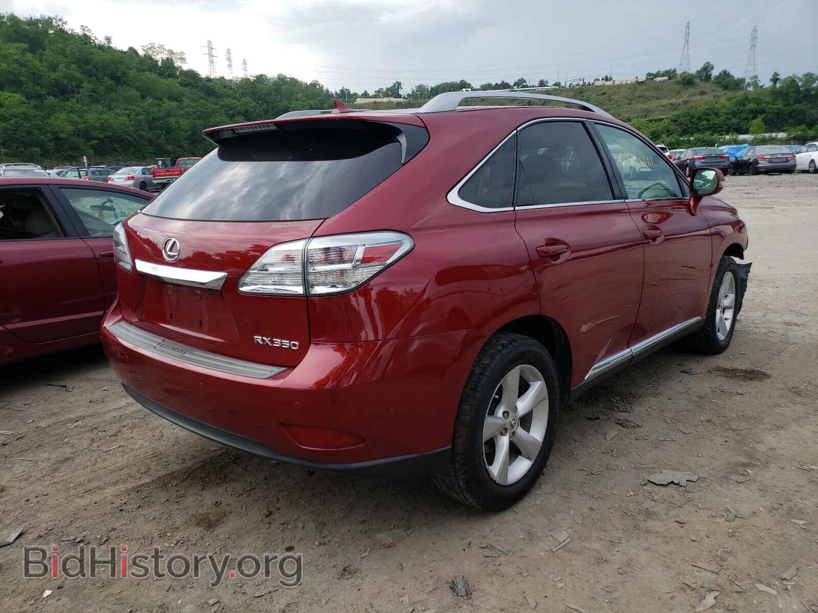 2011 LEXUS RX350 - VIN: 2T2BK1BA2BC103567 - Фото 4