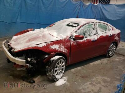2013 Dodge DART Limited, красный — VIN 1C3CDFCH3DD157336, Copart