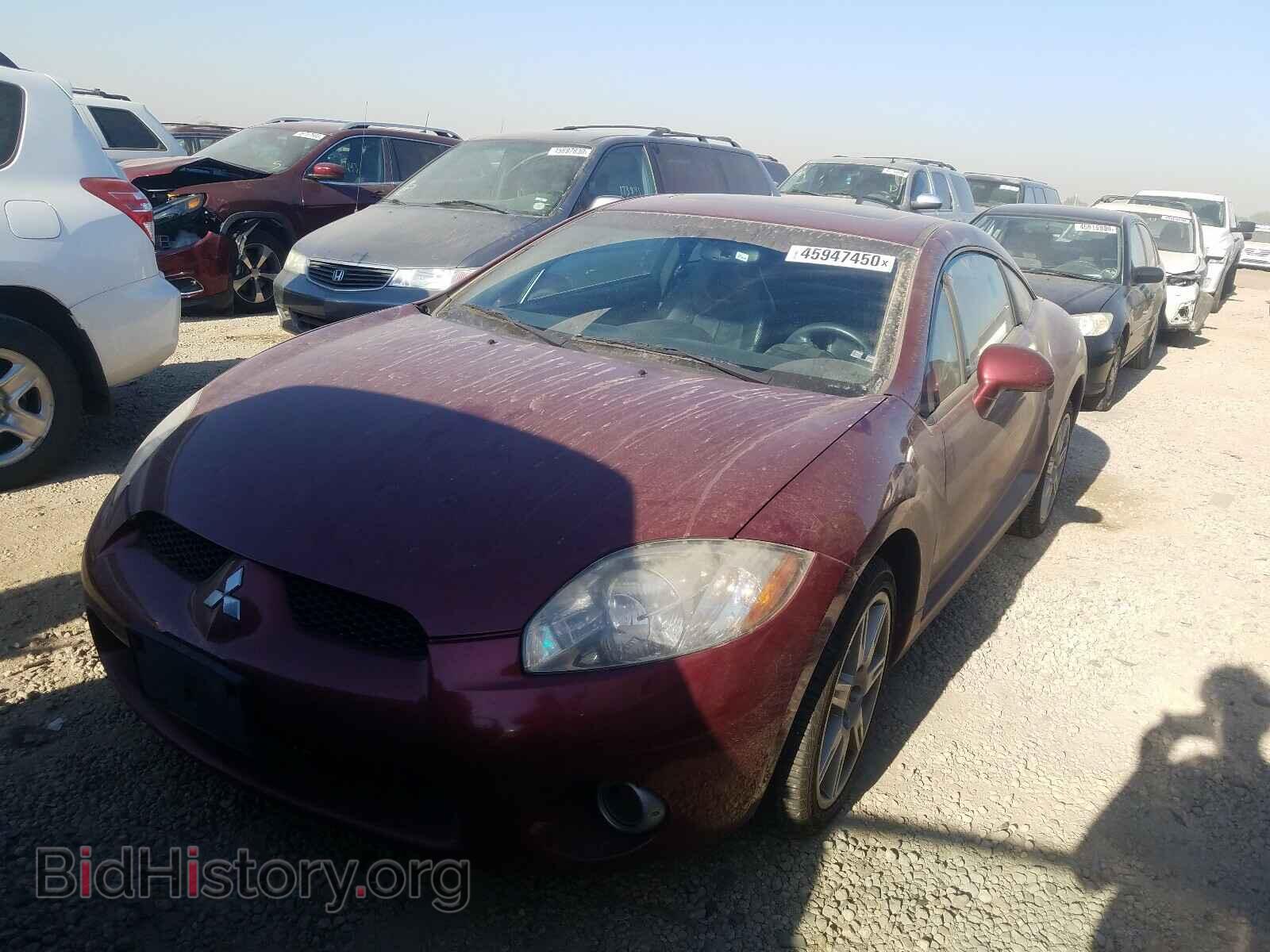 2007 MITSUBISHI ECLIPSE - VIN: 4A3AK34T47E017916 - Фото 2