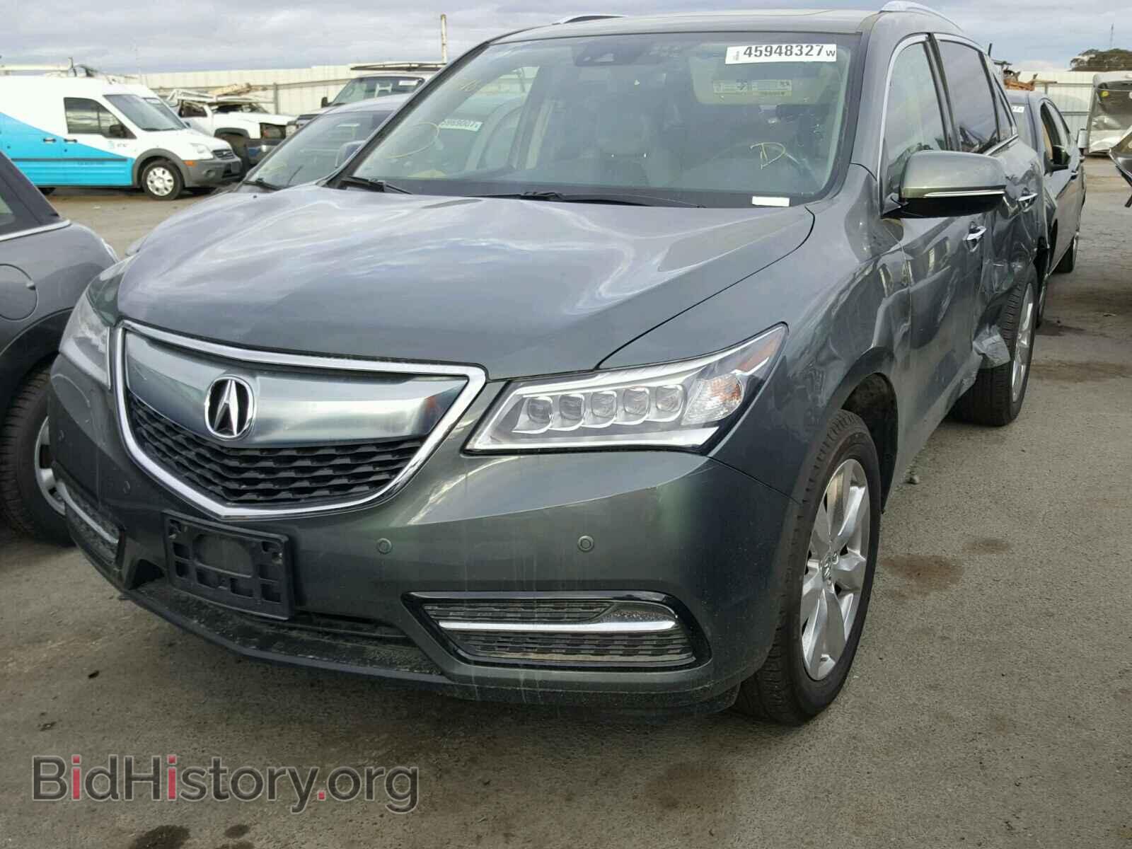 2016 ACURA MDX - VIN: 5FRYD3H97GB019019 - Фото 2