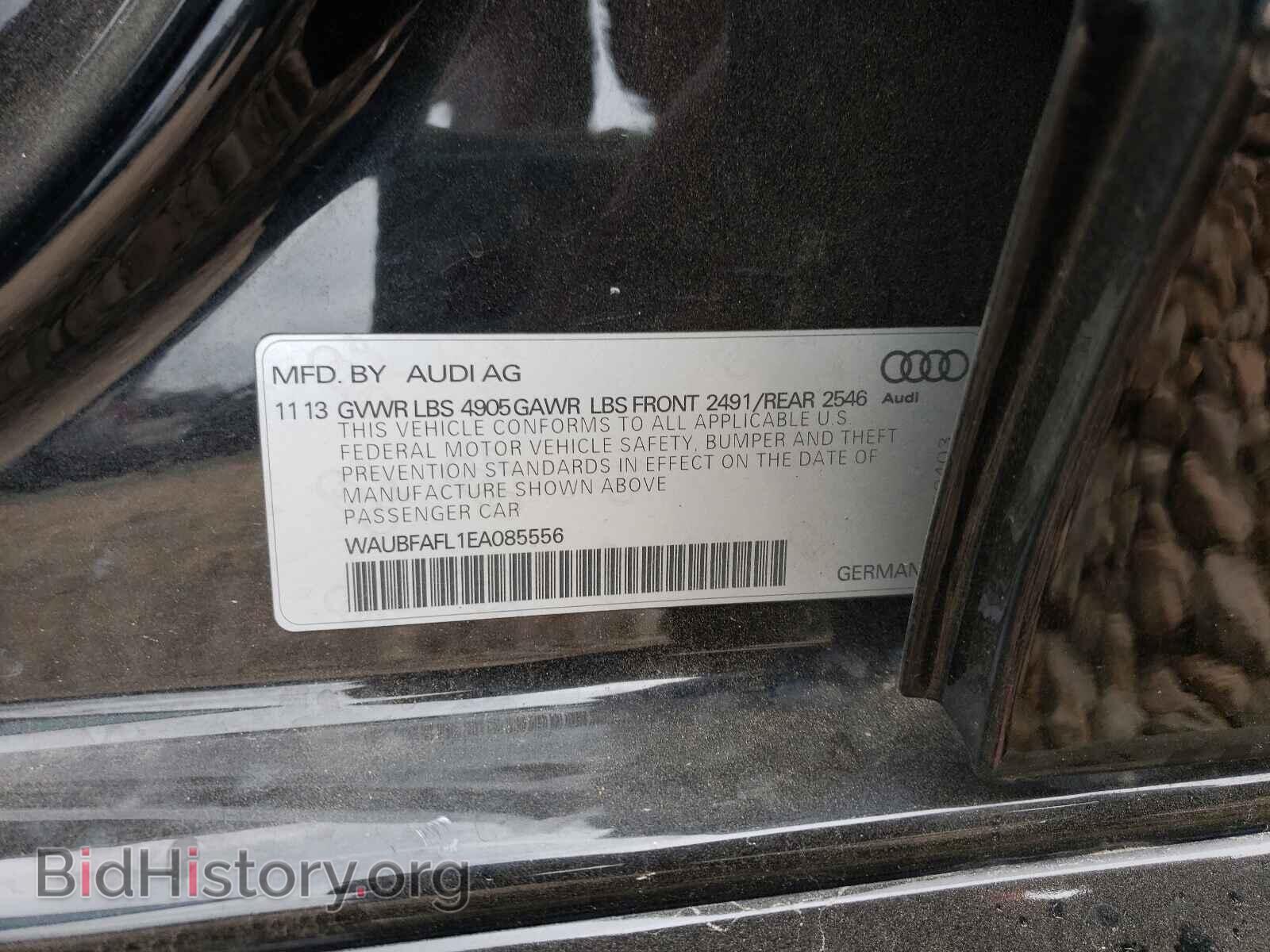 2014 AUDI A4 - VIN: WAUBFAFL1EA085556 - Photo 10