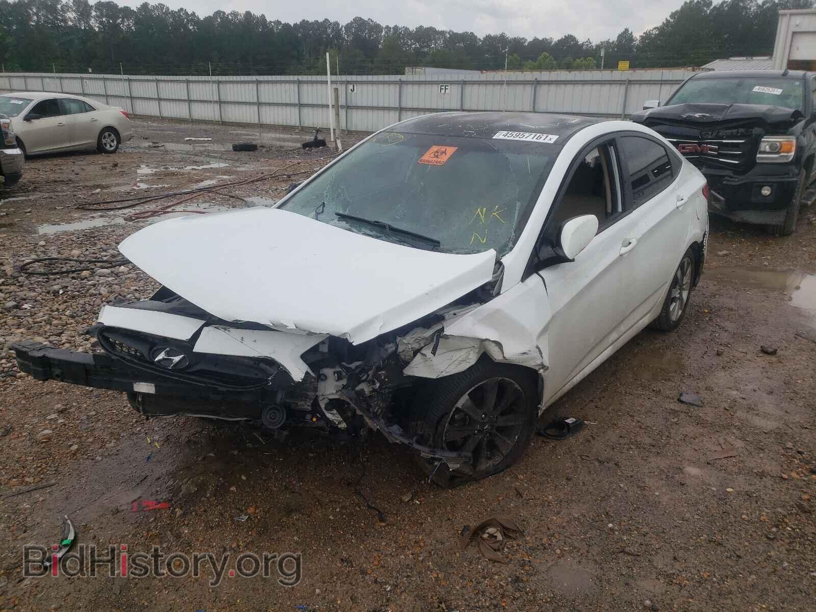 2013 HYUNDAI ACCENT - VIN: KMHCU4AE2DU350470 - Фото 2
