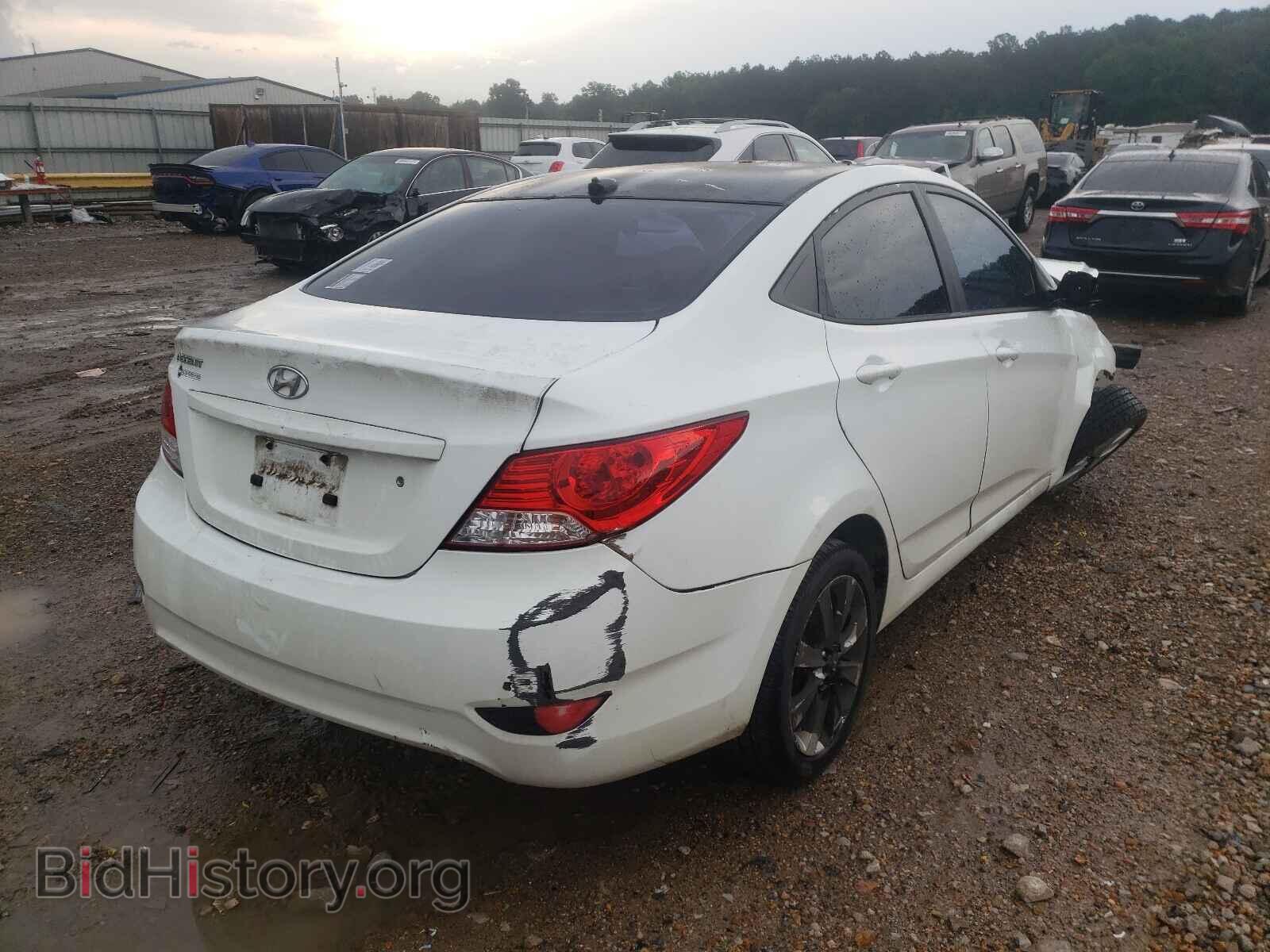 2013 HYUNDAI ACCENT - VIN: KMHCU4AE2DU350470 - Фото 4