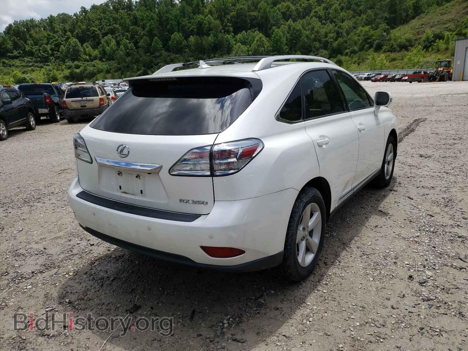 2012 LEXUS RX350 - VIN: 2T2BK1BAXCC148001 - Фото 4