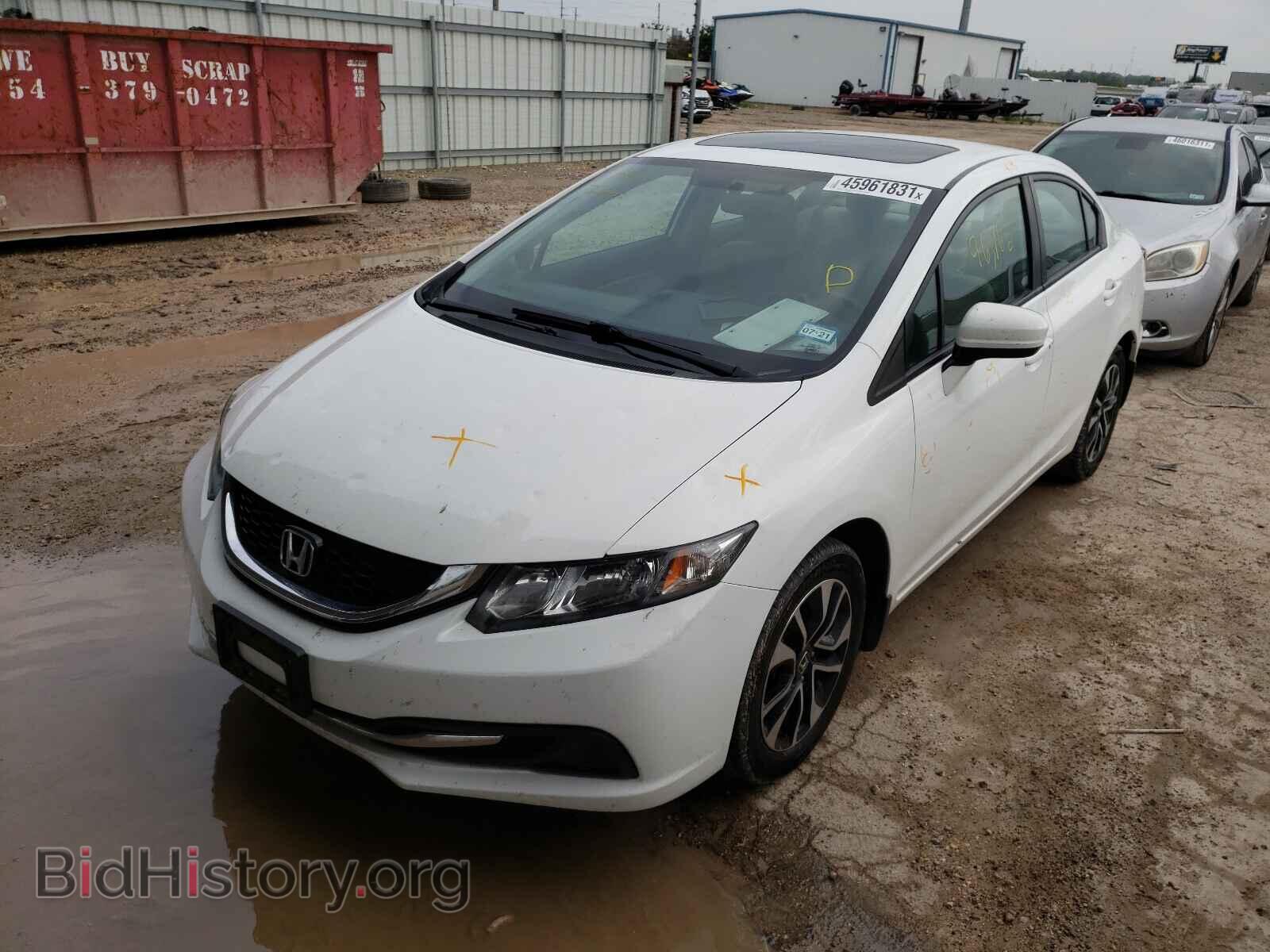 2014 HONDA CIVIC - VIN: 19XFB2F84EE060424 - Фото 2