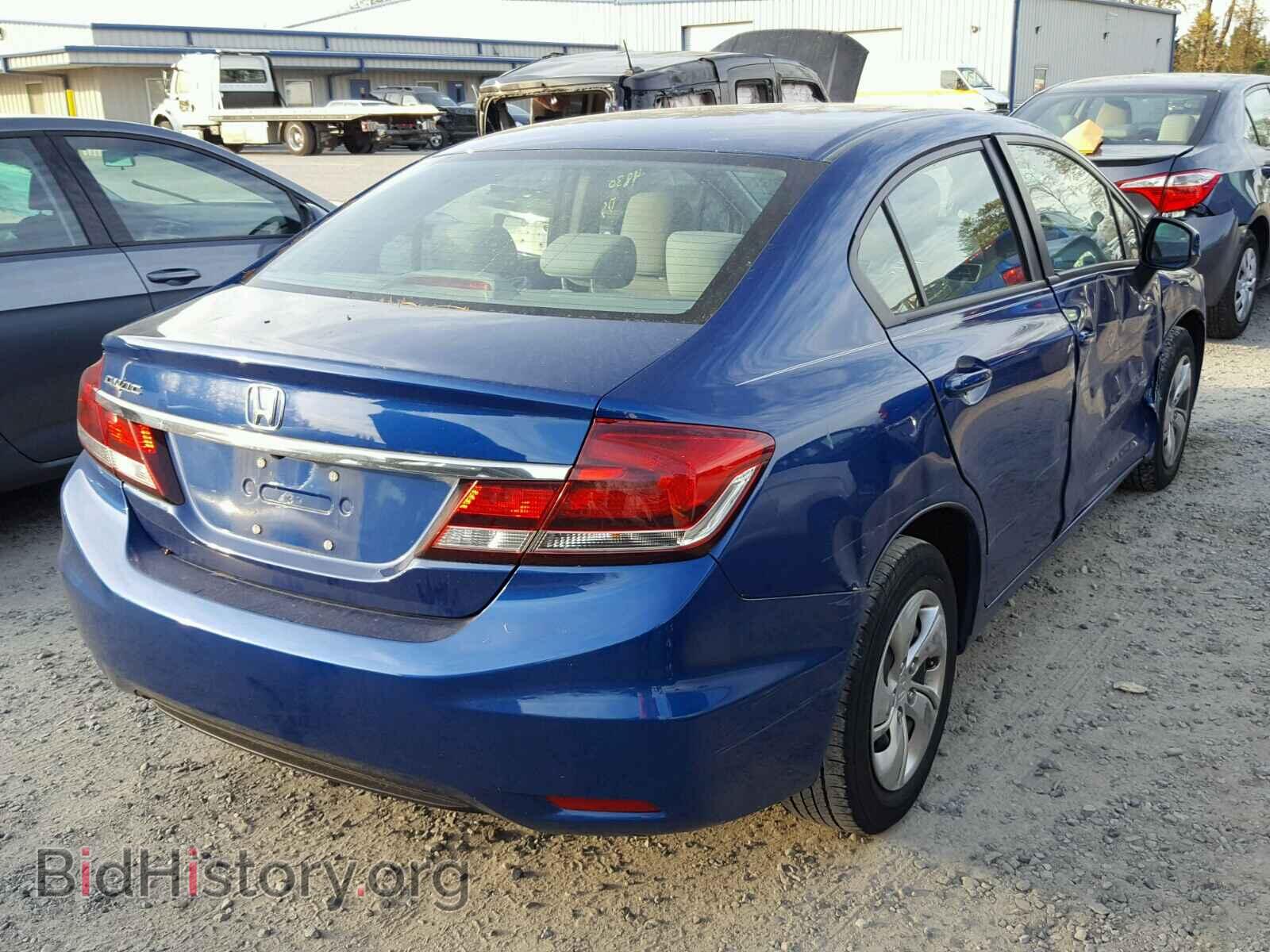 2013 HONDA CIVIC - VIN: 19XFB2F54DE263592 - Фото 4