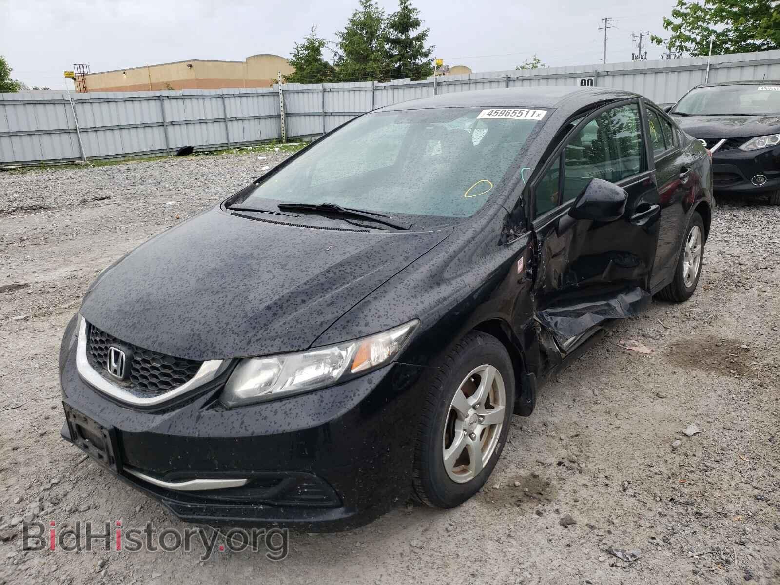 2013 HONDA CIVIC - VIN: 2HGFB2F49DH021703 - Фото 2