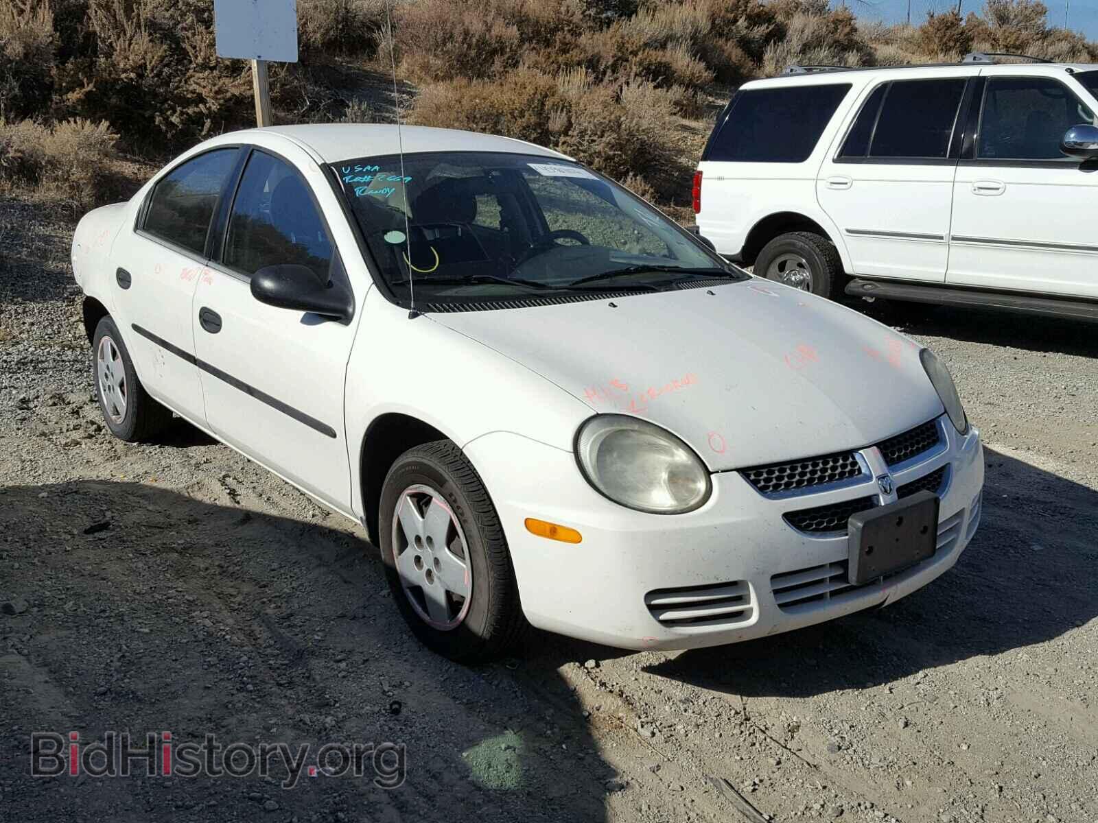 Photo 1B3ES26C15D102986 - DODGE NEON 2005