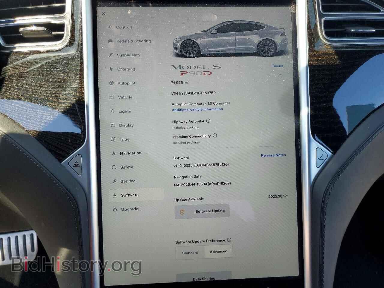 2016 TESLA MODEL S - VIN: 5YJSA1E41GF153750 - Фото 9