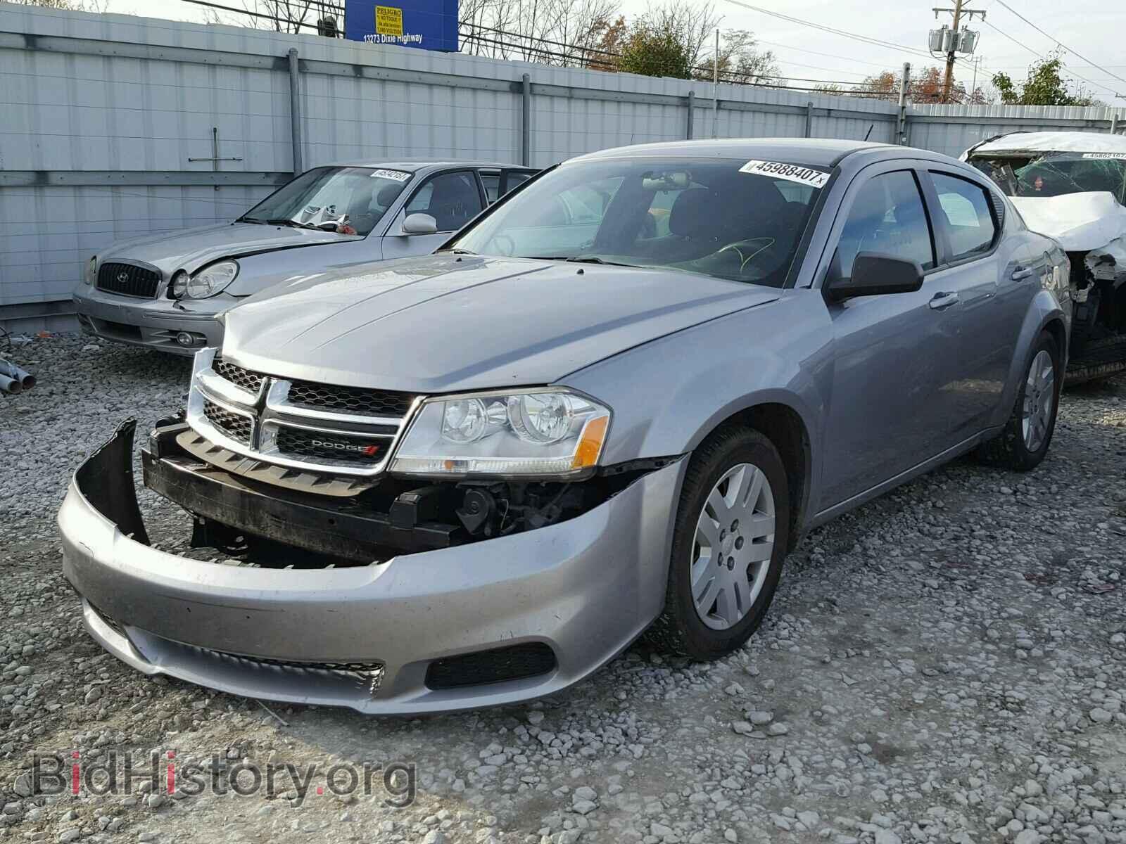 2014 DODGE AVENGER - VIN: 1C3CDZAB8EN195768 - Фото 2