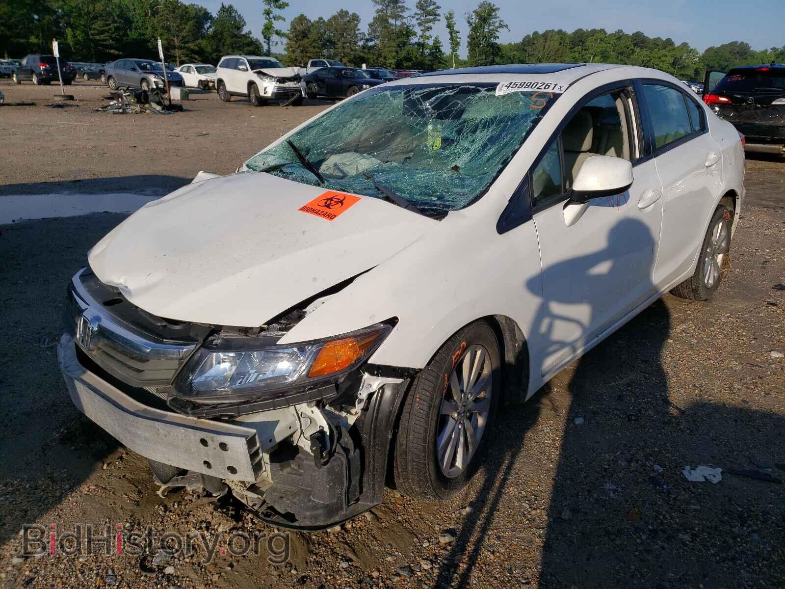 2012 HONDA CIVIC - VIN: 2HGFB2F87CH548687 - Фото 2