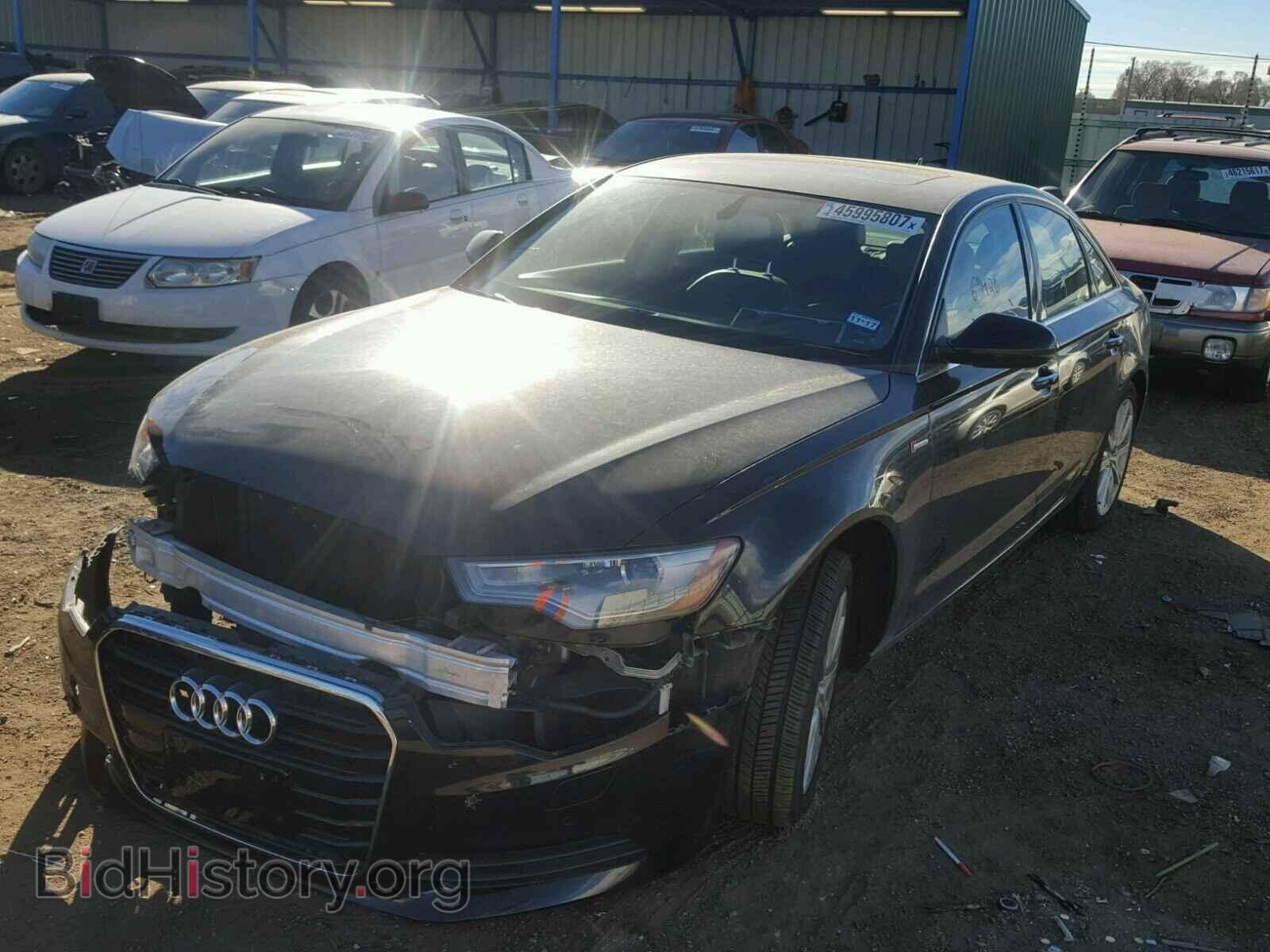 2013 AUDI A6 - VIN: WAUGGAFC3DN031380 - Фото 2