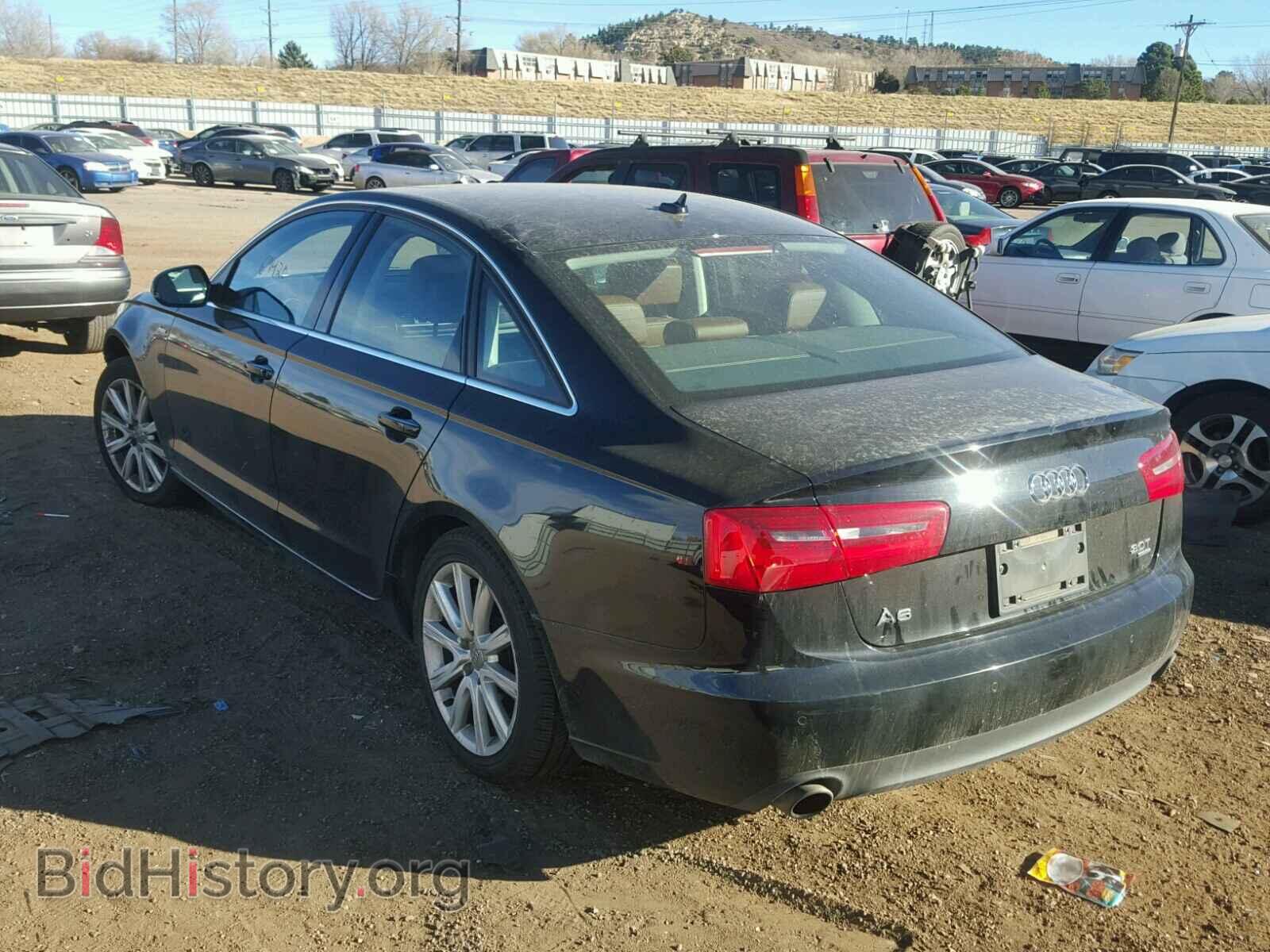 2013 AUDI A6 - VIN: WAUGGAFC3DN031380 - Фото 3