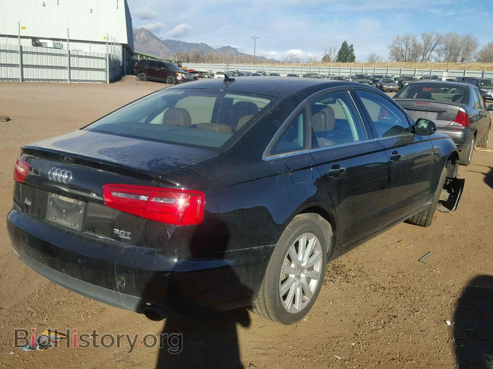 2013 AUDI A6 - VIN: WAUGGAFC3DN031380 - Фото 4