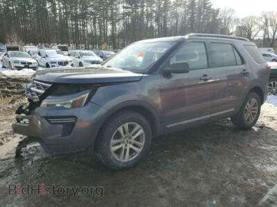 2018 Ford EXPLORER XLT, серый — VIN 1FM5K8D87JGB73209, Copart