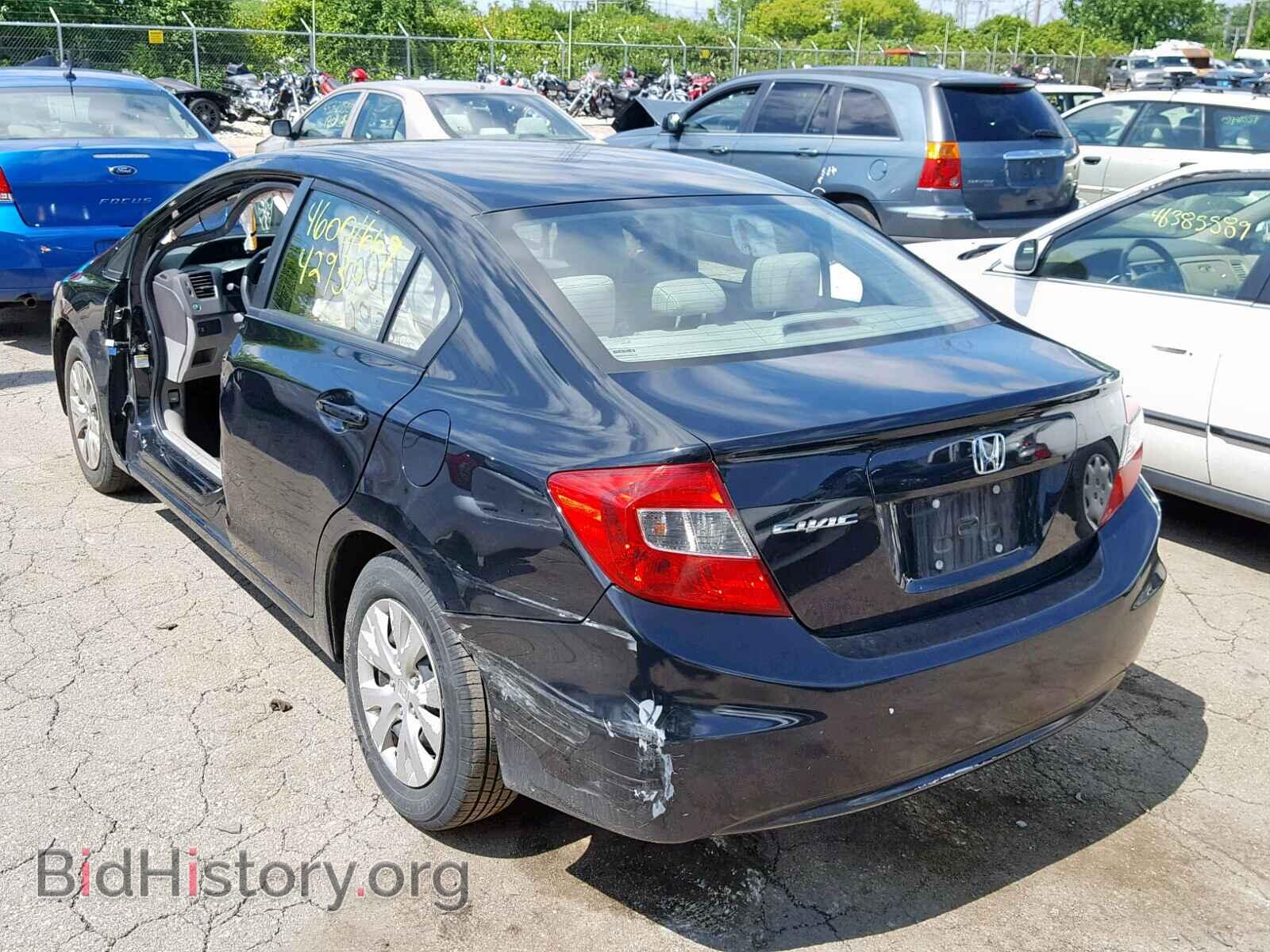 2012 HONDA CIVIC LX - VIN: 2HGFB2F50CH323260 - Фото 3