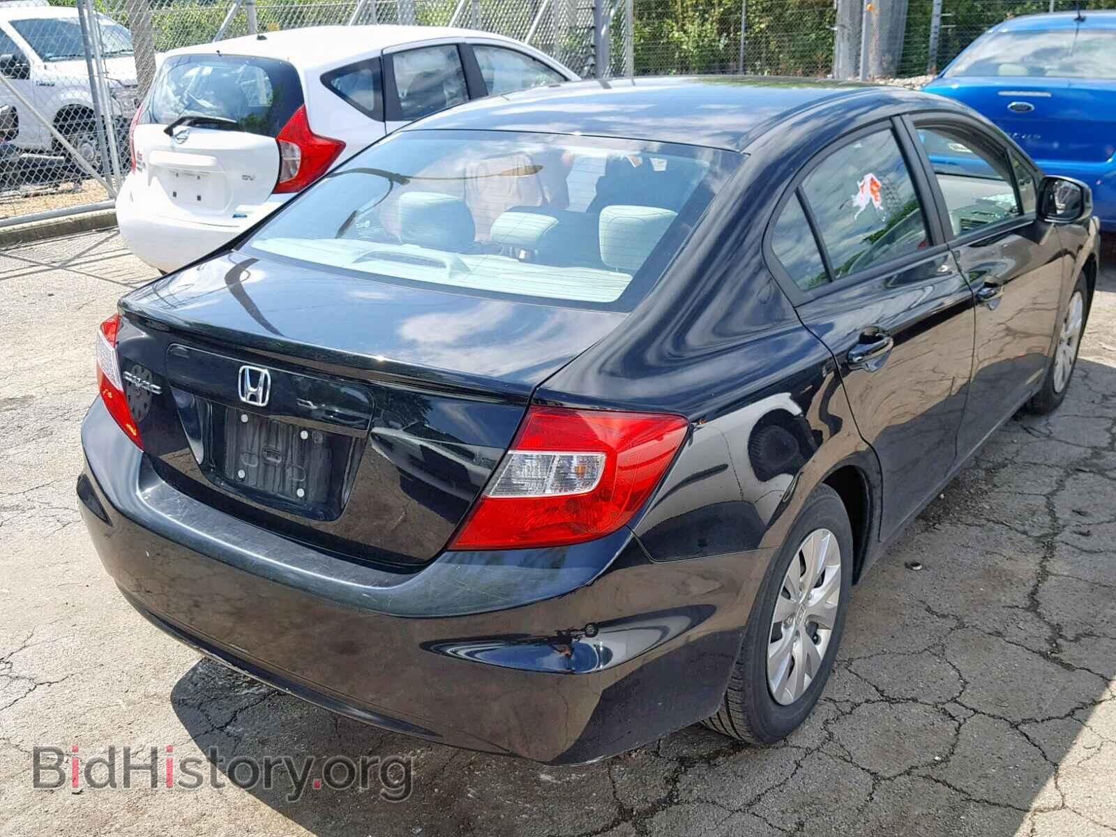 2012 HONDA CIVIC LX - VIN: 2HGFB2F50CH323260 - Фото 4