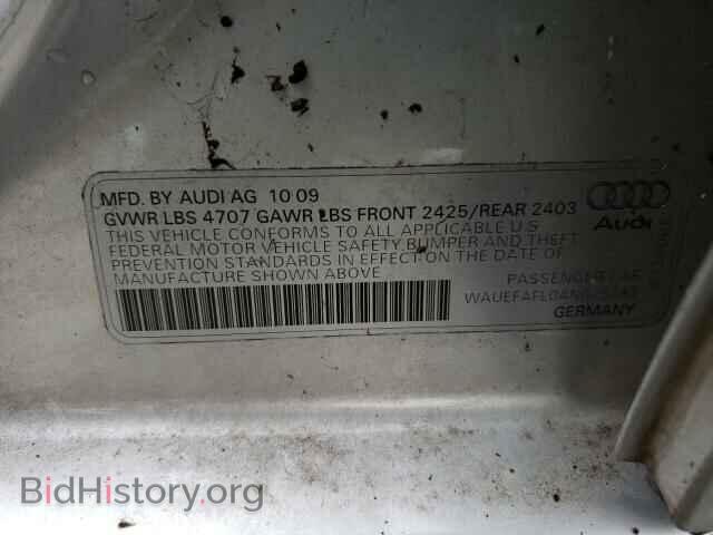 2010 AUDI A4 - VIN: WAUEFAFL0AN025283 - Фото 10