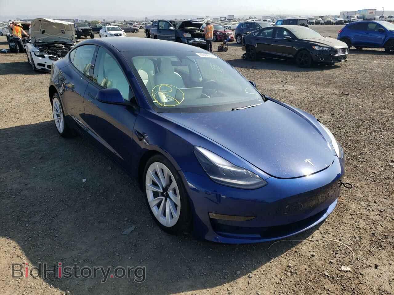 Фотография 5YJ3E1EA5MF032102 - TESLA MODEL 3 2021