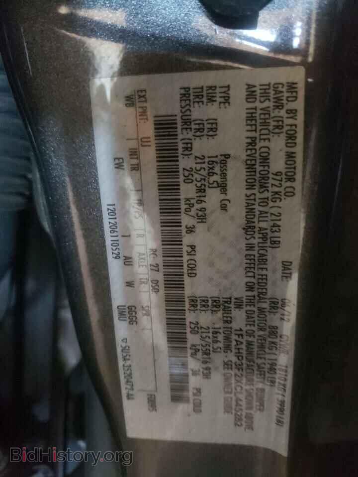 2012 FORD FOCUS - VIN: 1FAHP3F2XCL445282 - Photo 10