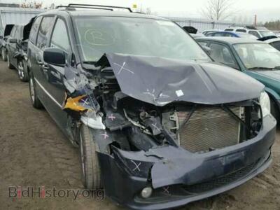 2011 Dodge CARAVAN Grand Cara, черный — VIN 2D4RN5DG9BR736833, Copart