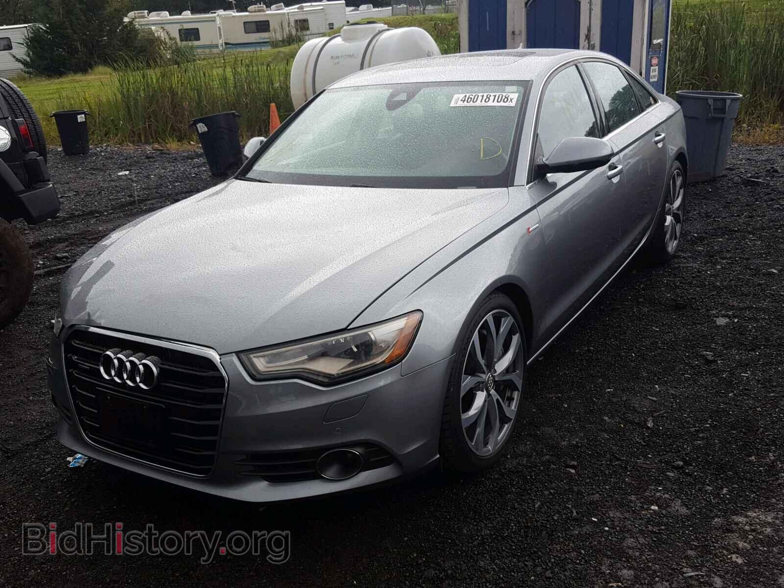 2014 AUDI A6 - VIN: WAUFGAFC4EN014410 - Фото 2