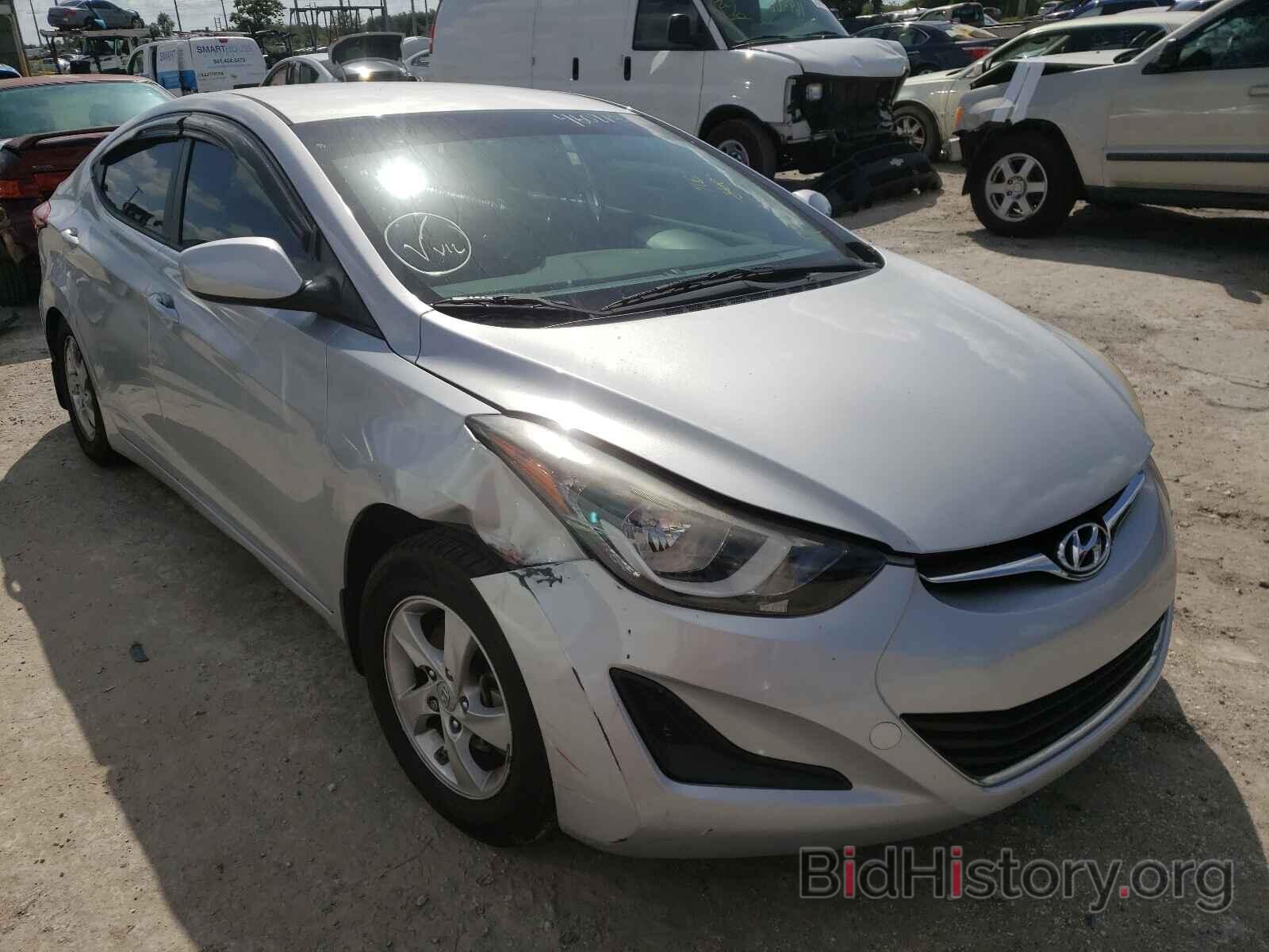 Photo KMHDH4AE0FU378778 - HYUNDAI ELANTRA 2015