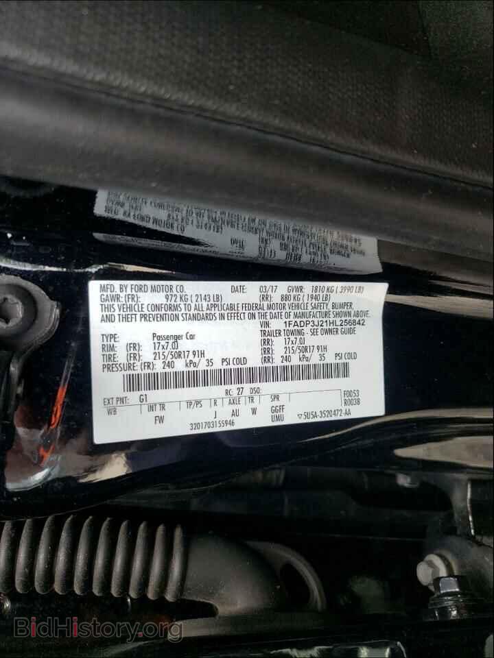 2017 FORD FOCUS - VIN: 1FADP3J21HL256842 - Фото 10