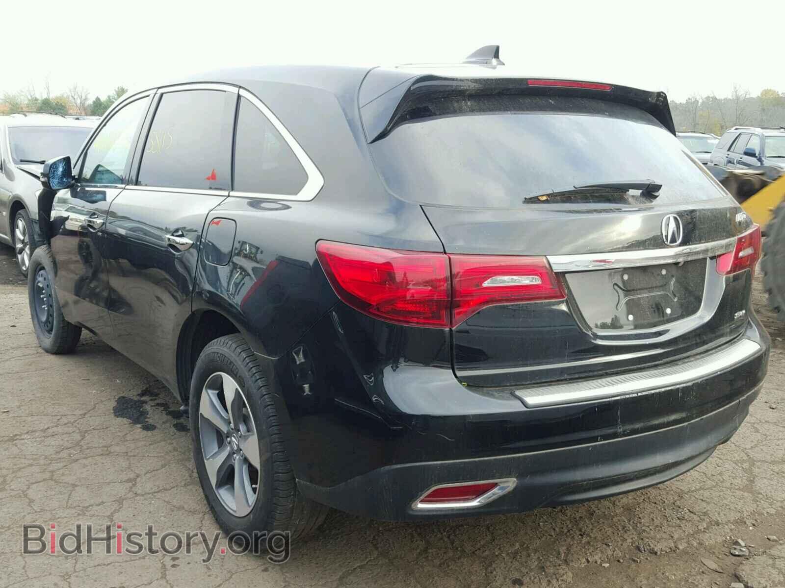 2016 ACURA MDX - VIN: 5FRYD4H22GB031412 - Фото 3