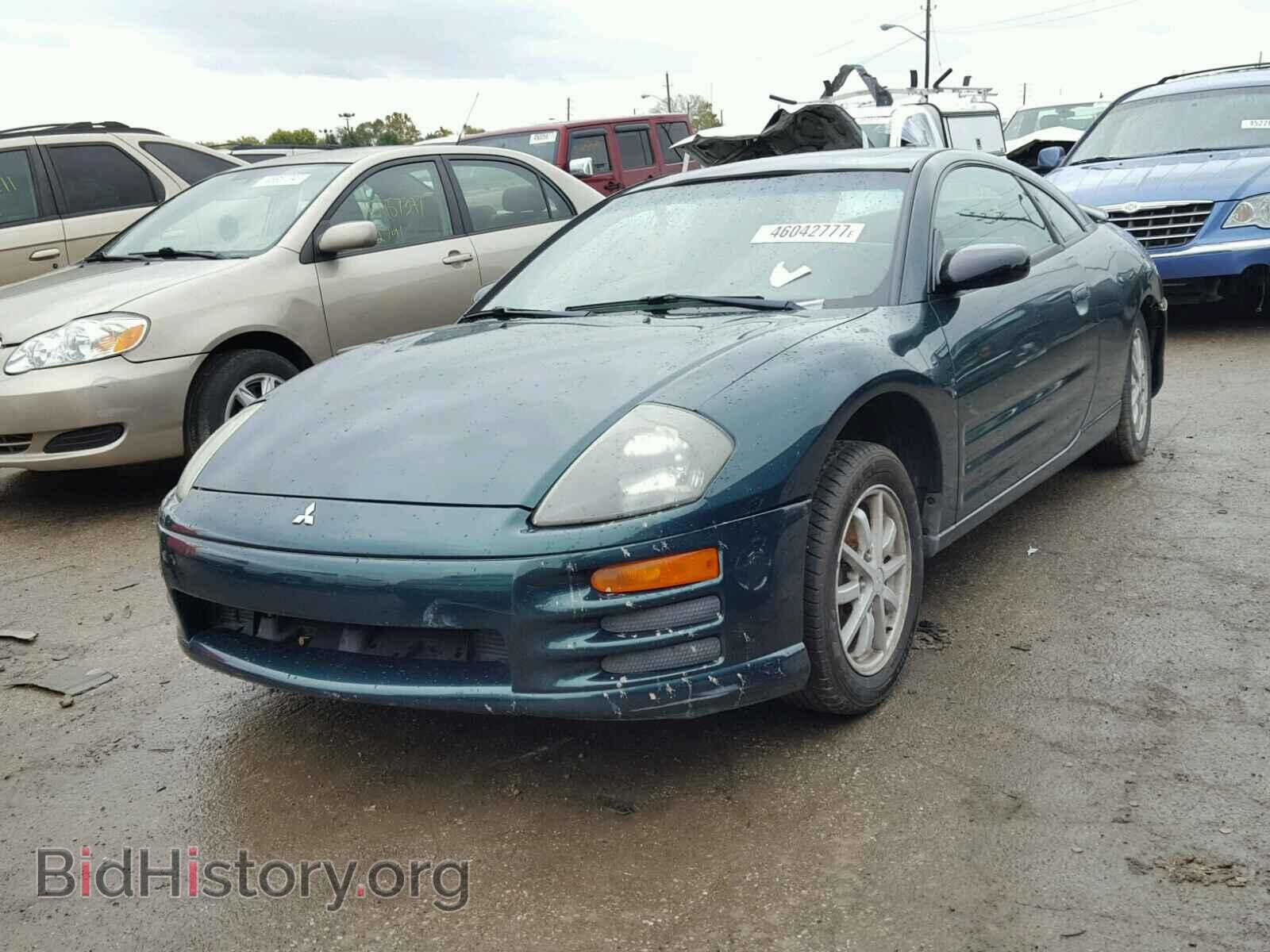2002 MITSUBISHI ECLIPSE - VIN: 4A3AC44G12E055277 - Фото 2
