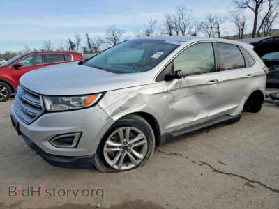 2018 Ford EDGE SEL, silver — VIN 2FMPK4J82JBC33359, Copart