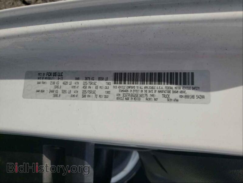 2016 RAM PROMASTER (VIN 3C6TRVBG2GE102175) — photo 10 of 10