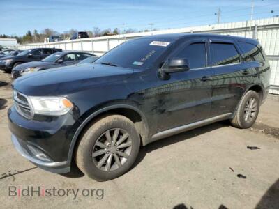 2017 Dodge DURANGO SXT, black — VIN 1C4RDJAG4HC937408, Copart