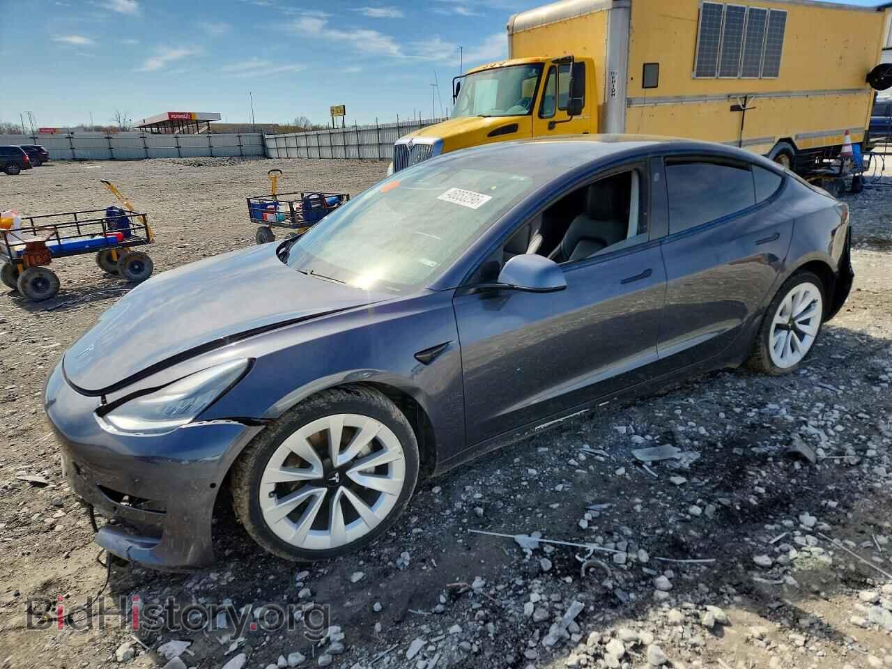 Photo 5YJ3E1EB8MF859617 - TESLA MODEL 3 2021