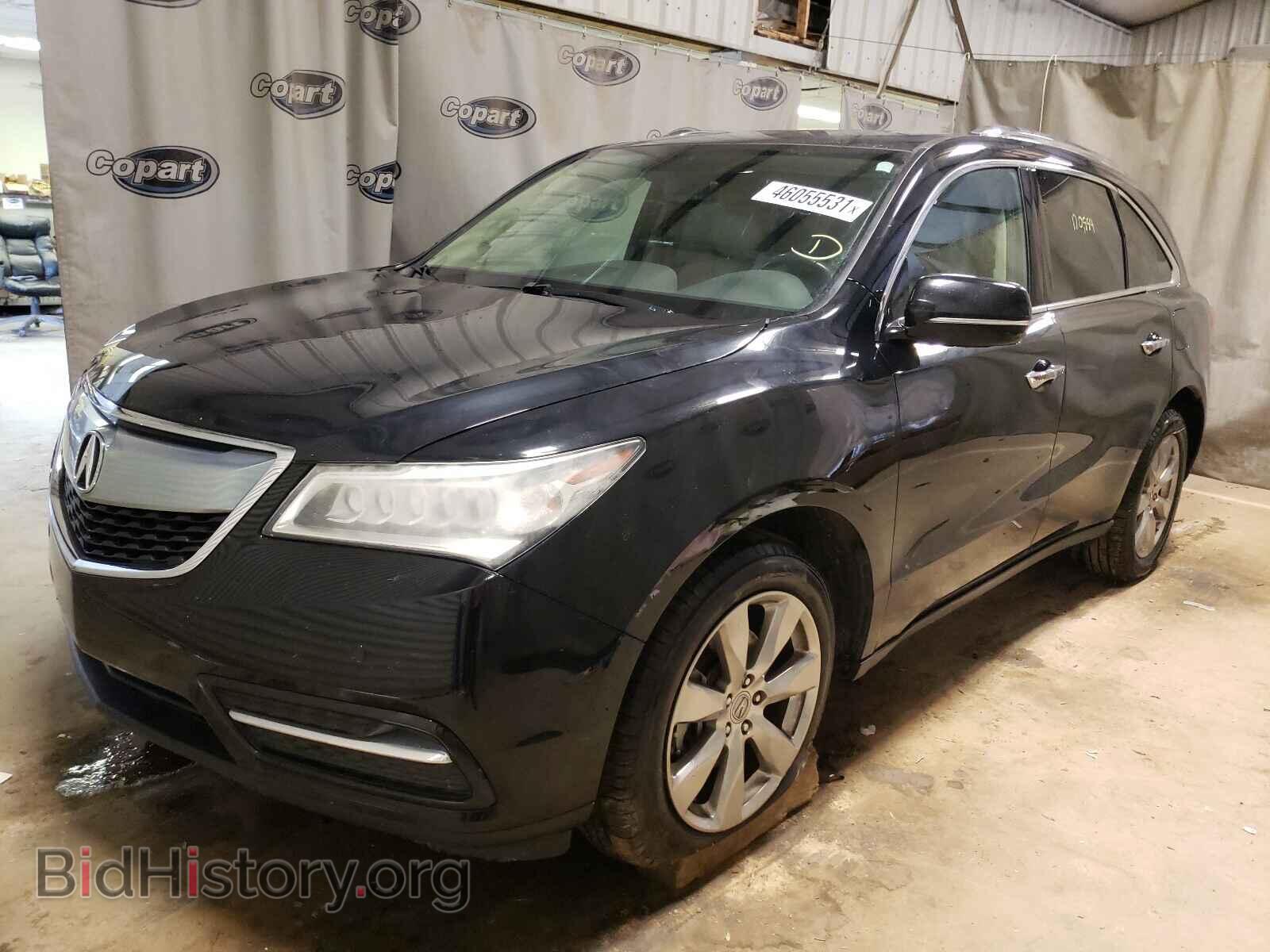 2014 ACURA MDX - VIN: 5FRYD3H86EB002457 - Фото 2