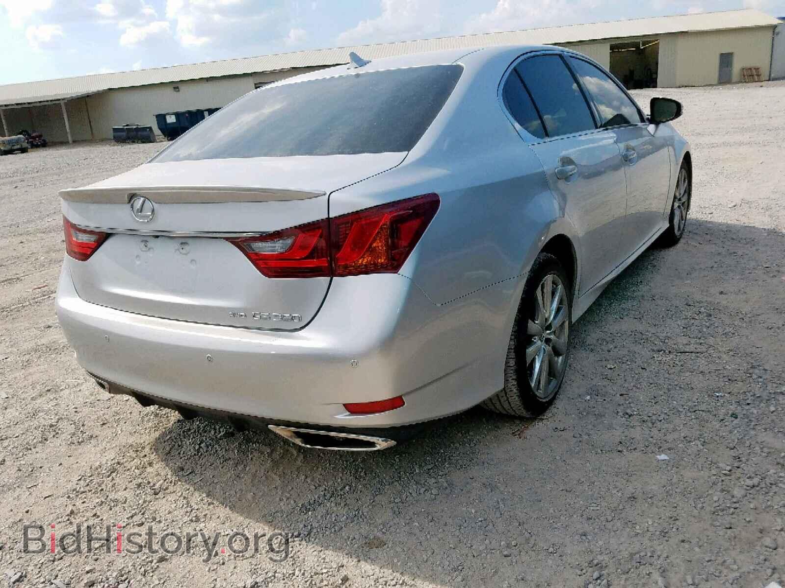 2013 LEXUS GS350 - VIN: JTHCE1BL5D5015466 - Фото 4