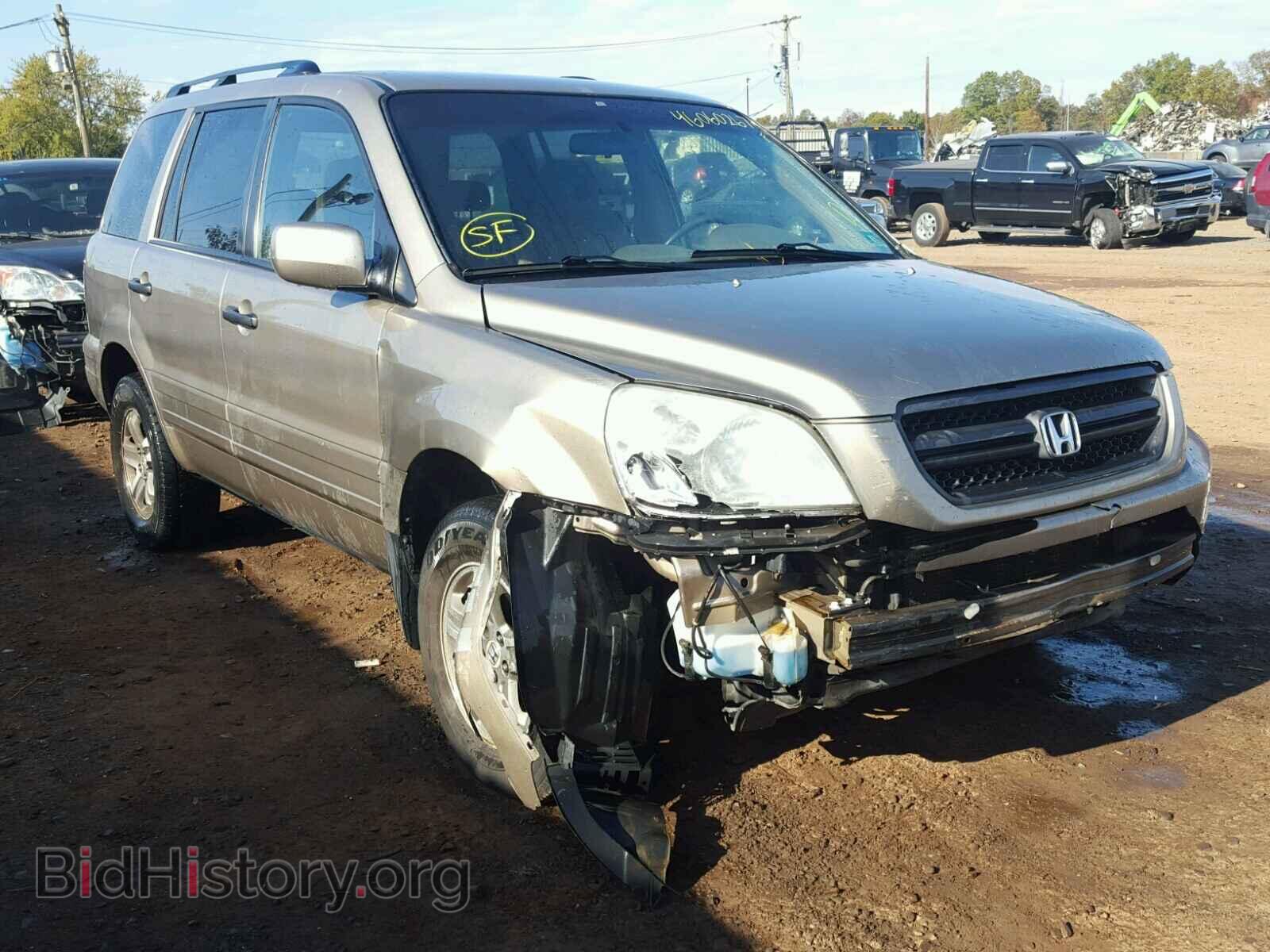 Photo 5FNYF18425B062278 - HONDA PILOT 2005