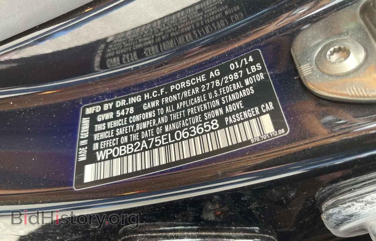 2014 PORSCHE PANAMERA - VIN: WP0BB2A75EL063658 - Фото 10