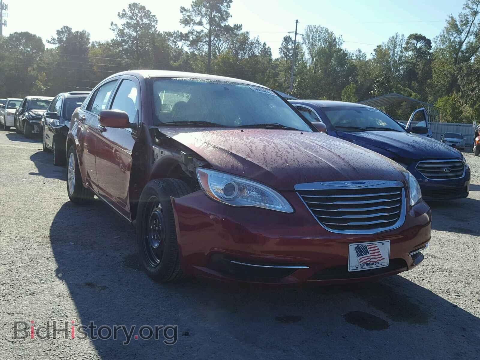 Фотография 1C3CCBAB0CN303405 - CHRYSLER 200 2012