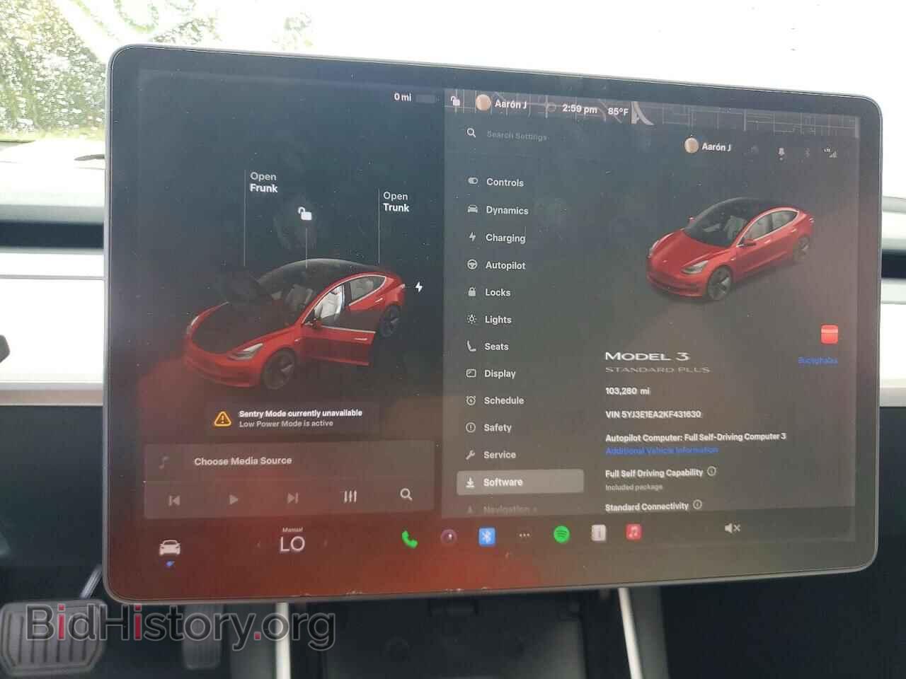 2019 TESLA MODEL 3 - VIN: 5YJ3E1EA2KF431630 - Фото 9