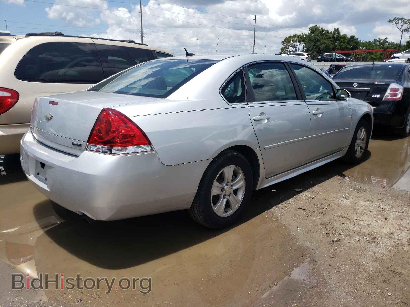 2012 CHEVROLET IMPALA - VIN: 2G1WF5E38C1153395 - Фото 4