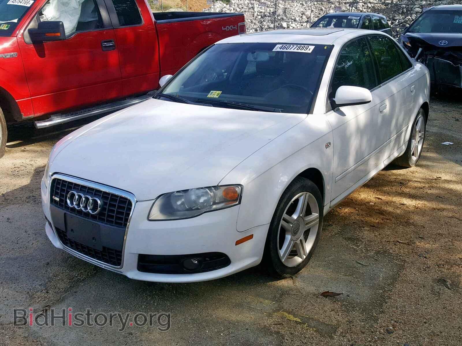 2008 AUDI A4 - VIN: WAUDF78E78A018510 - Фото 2