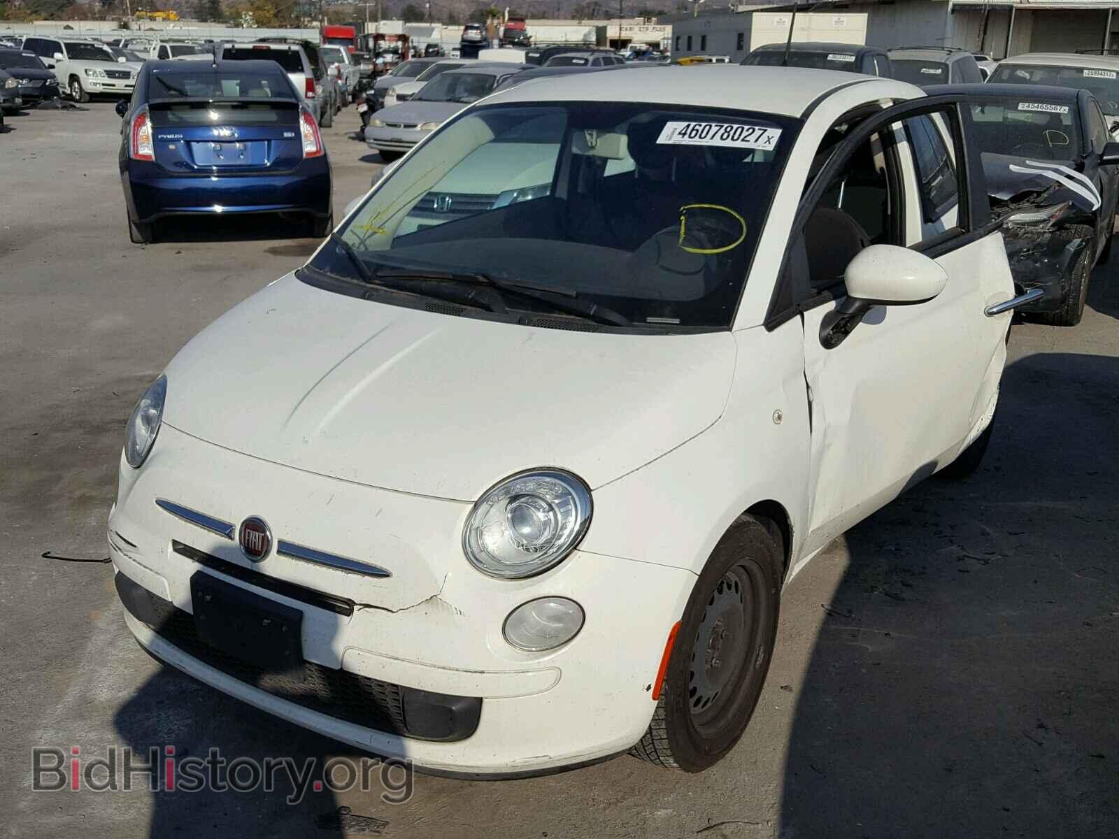 2012 FIAT 500 - VIN: 3C3CFFAR1CT309564 - Фото 2