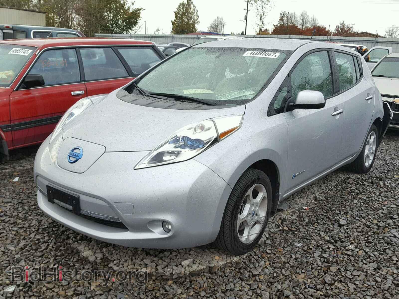 2013 NISSAN LEAF - VIN: 1N4AZ0CP7DC405589 - Фото 2