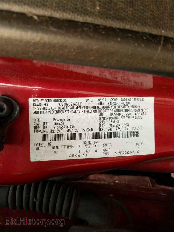 2012 FORD FOCUS - VIN: 1FAHP3F29CL431454 - Фото 10