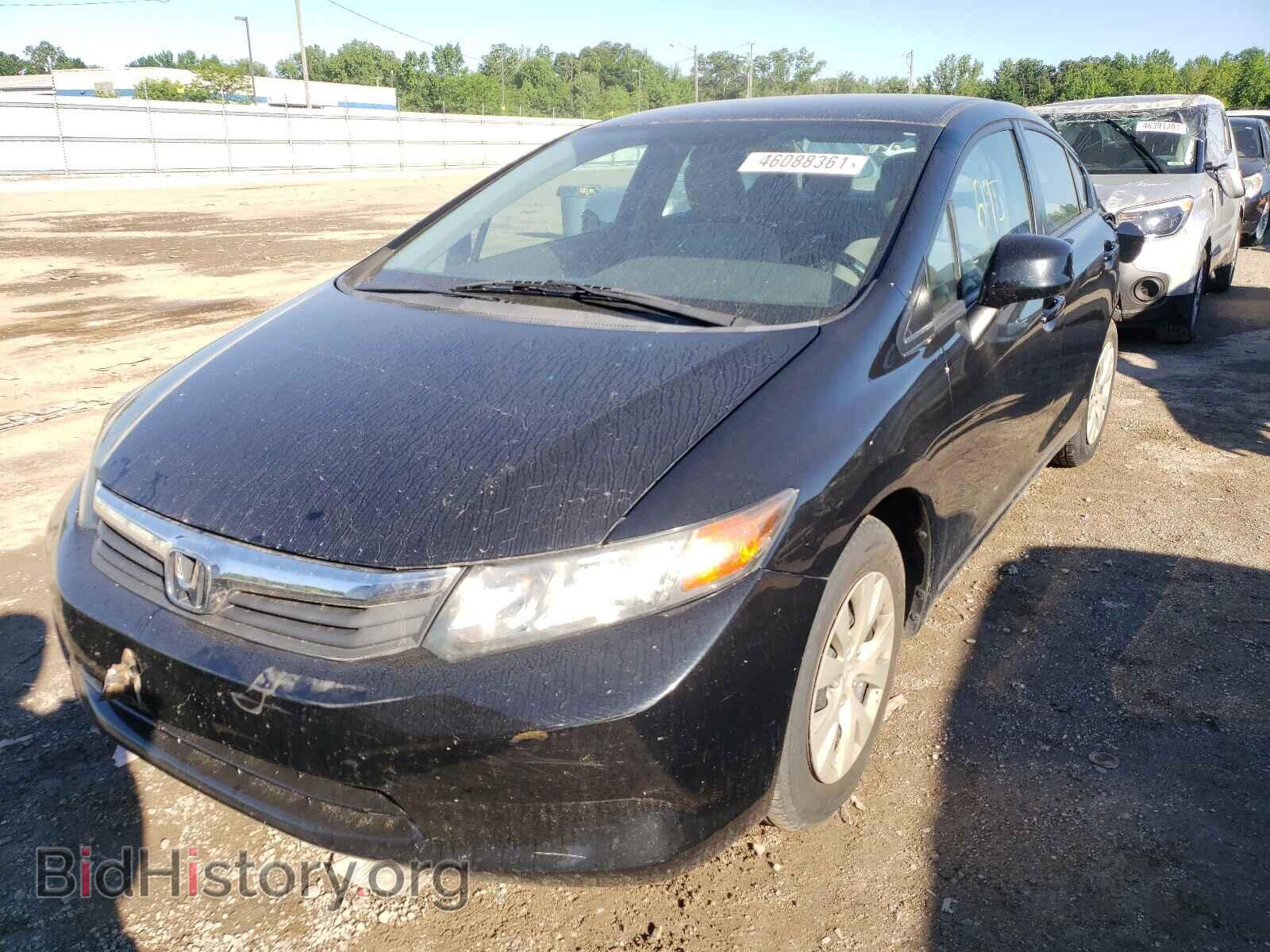 2012 HONDA CIVIC - VIN: 19XFB2F57CE042017 - Фото 2