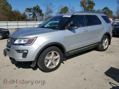 2018 Ford EXPLORER XLT, серебристый — VIN 1FM5K7D85JGB85725, Copart