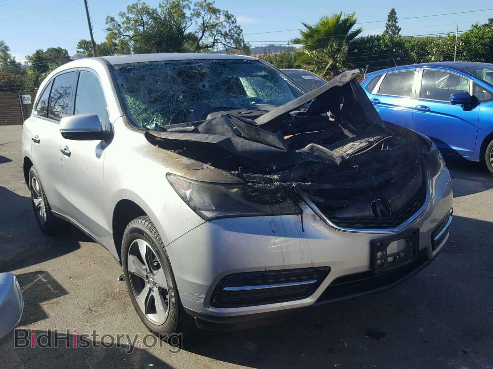 Фотография 5FRYD4H20EB007249 - ACURA MDX 2014
