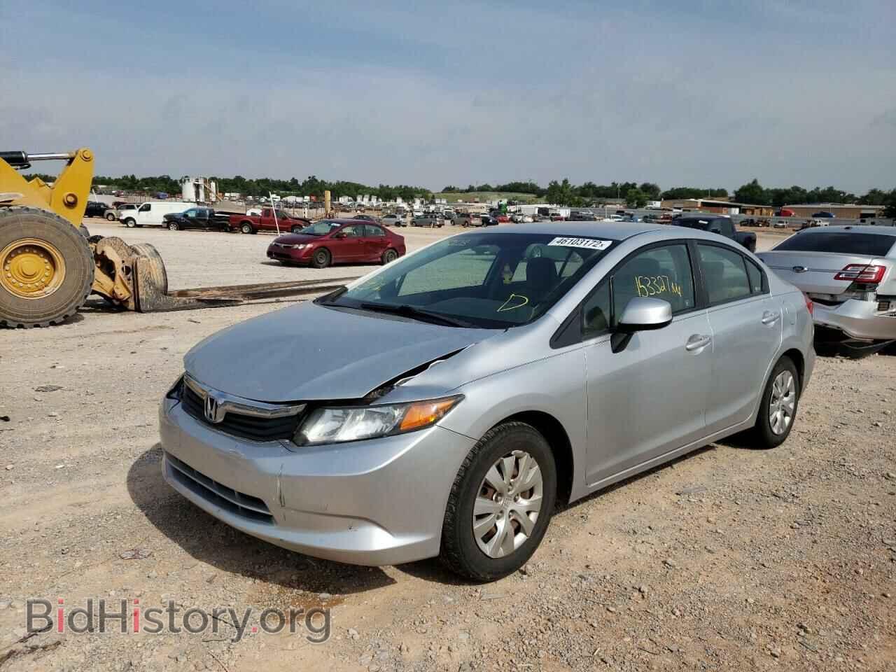 2012 HONDA CIVIC - VIN: 2HGFB2F52CH582123 - Фото 2